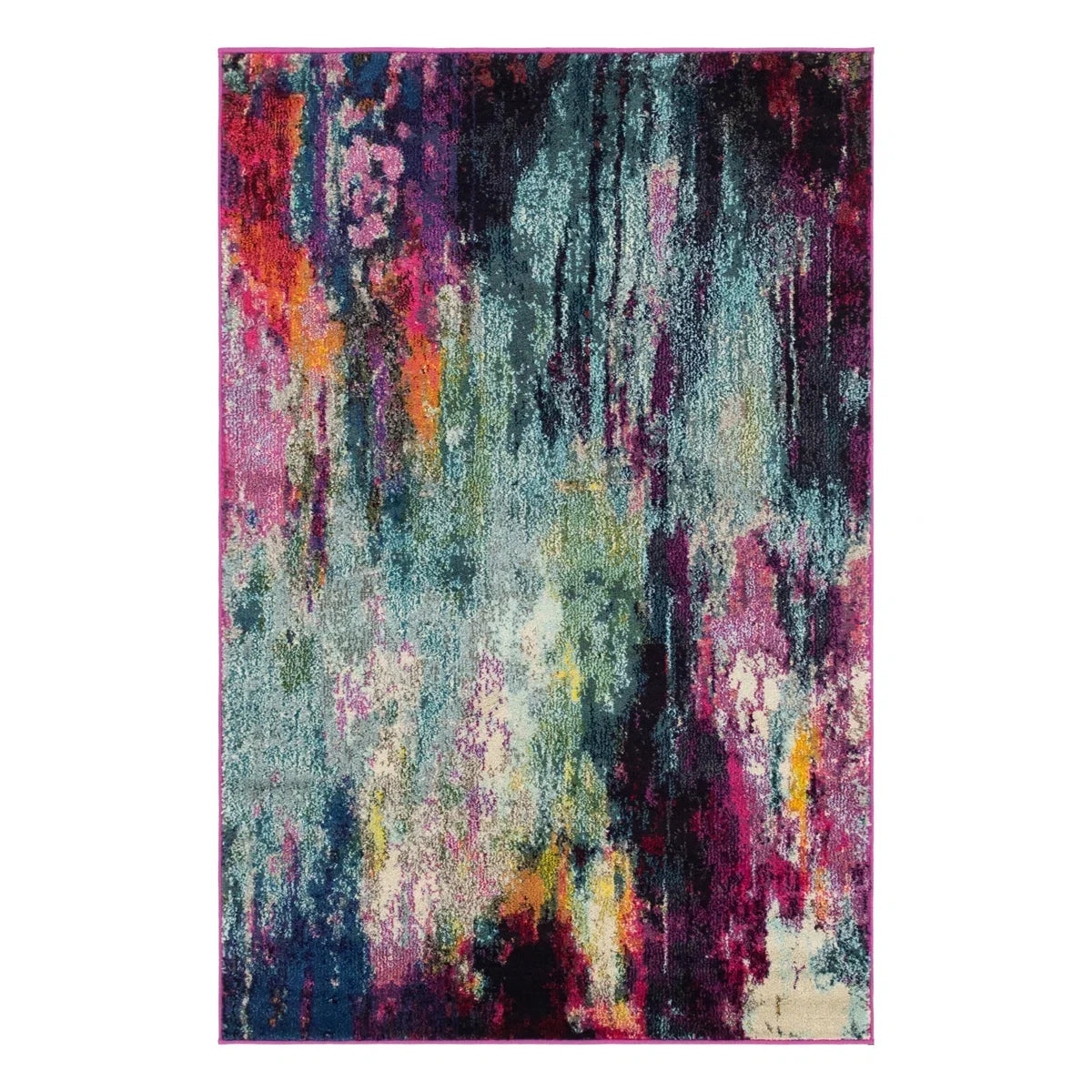 Hashimoto Washable Abstract Indoor Rug