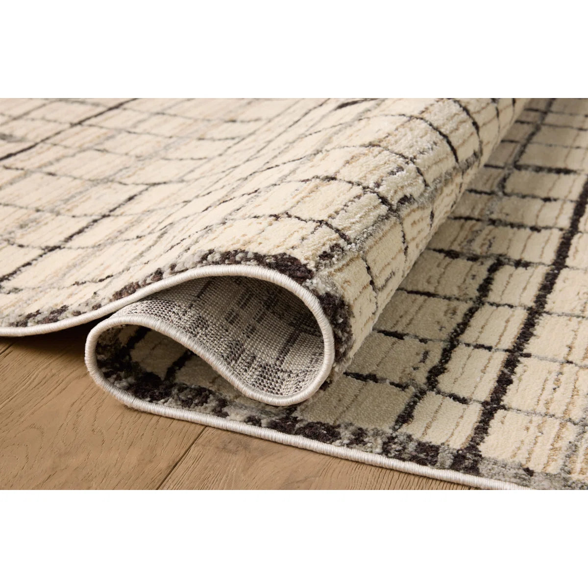 Bleecker Ivory / Charcoal Area Rug