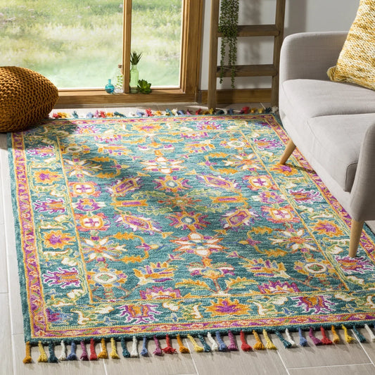 Vahakn Hand Tufted Wool Floral Rug